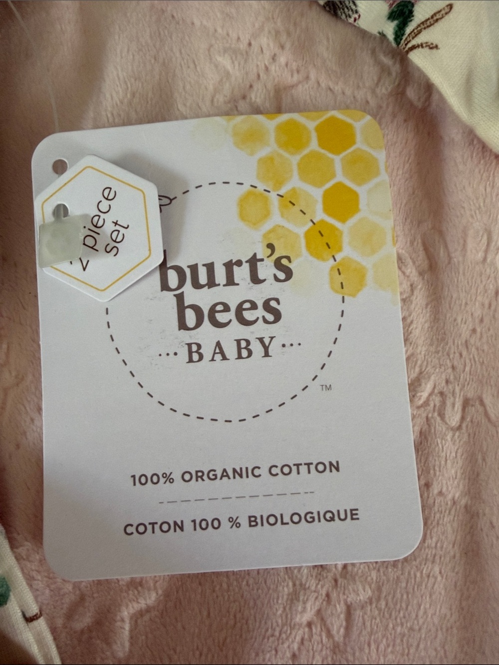 Burt bees Baby 3-6 months Christmas pajamas organic cotton - Picture 2 of 8